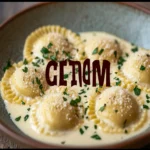 Creamy Garlic Parmesan Ravioli Sauce Recipe First Image First Image