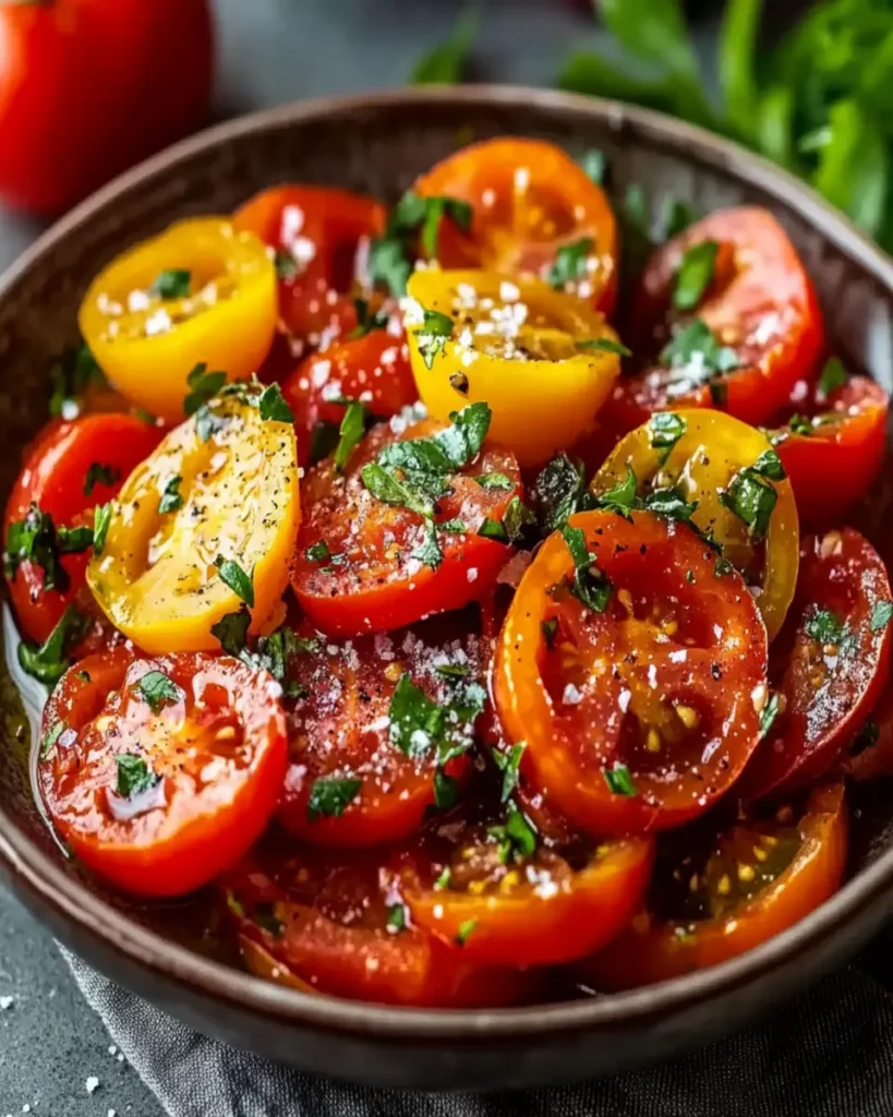 Marinated Tomato Salad First Image First Image