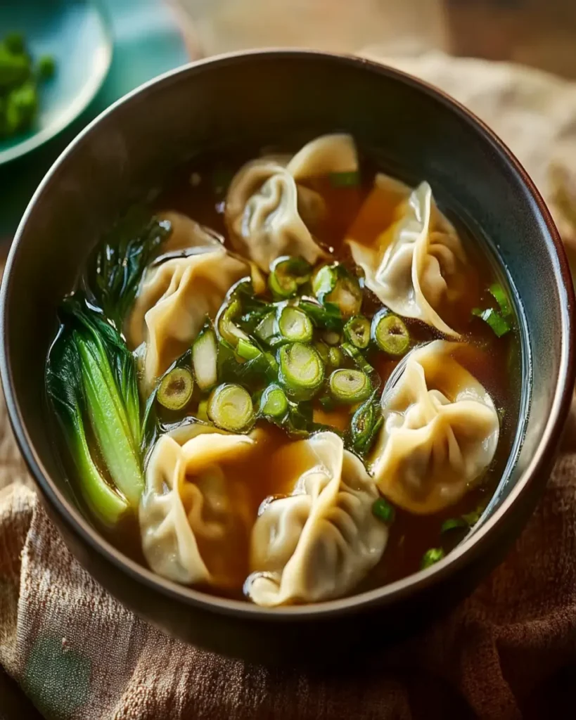 Gyoza Soup (Japanese Dumpling Soup) First Image First Image