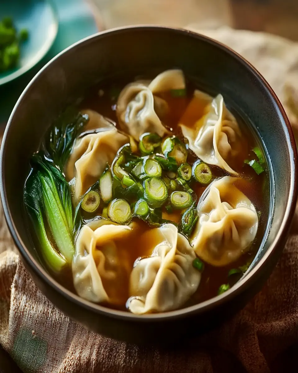 Gyoza Soup (Japanese Dumpling Soup) First Image First Image