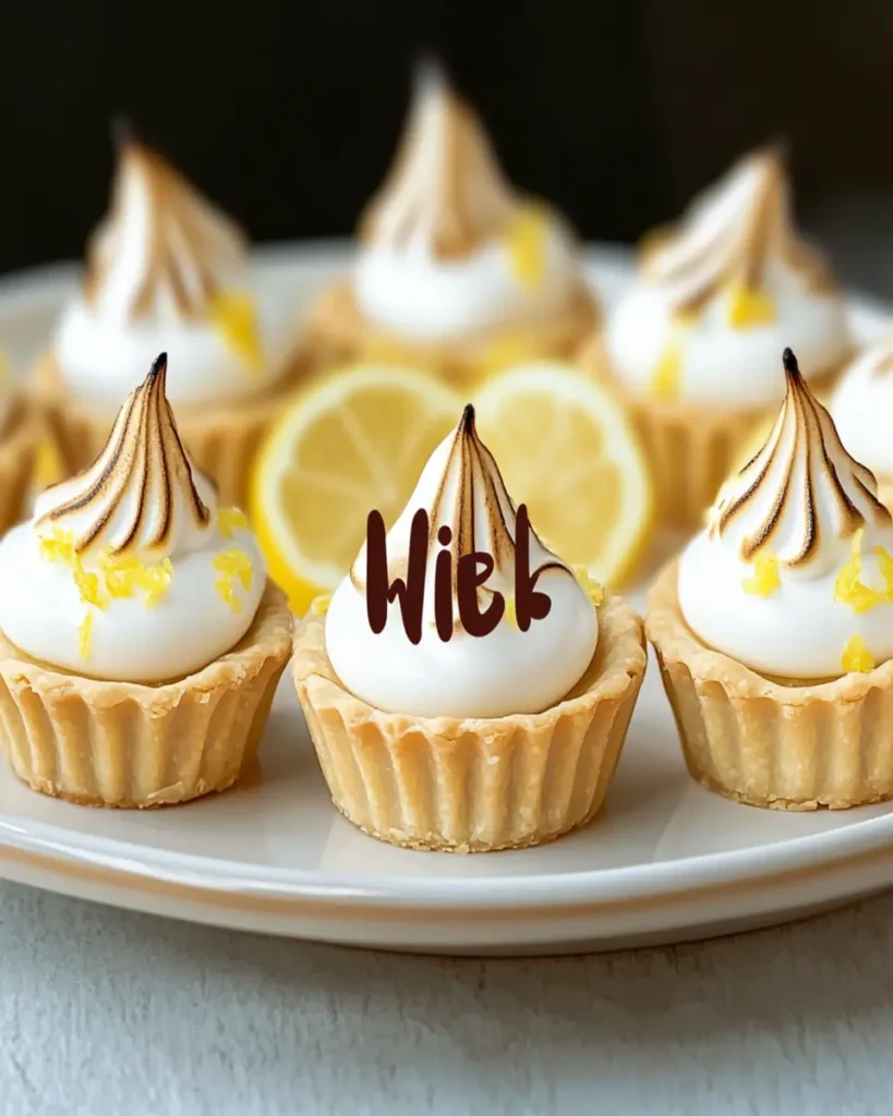 Mini Lemon Meringue Tarts Recipe First Image First Image